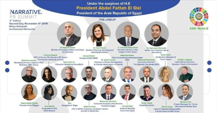 Speaker lineup for the 2019 Narrative PR Summit