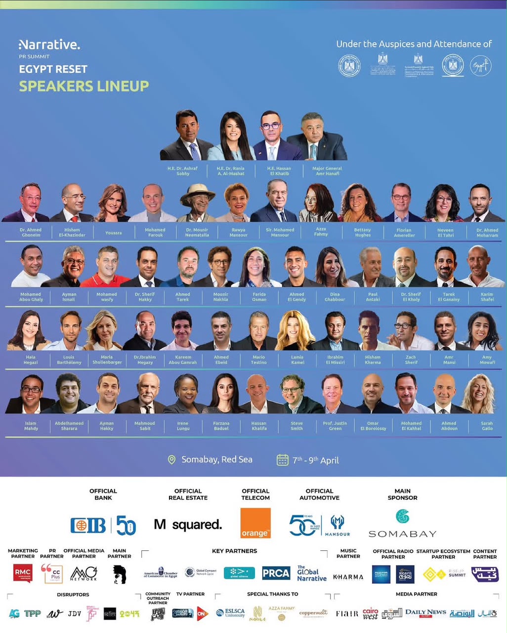 Speaker lineup for the 2025 Narrative PR Summit