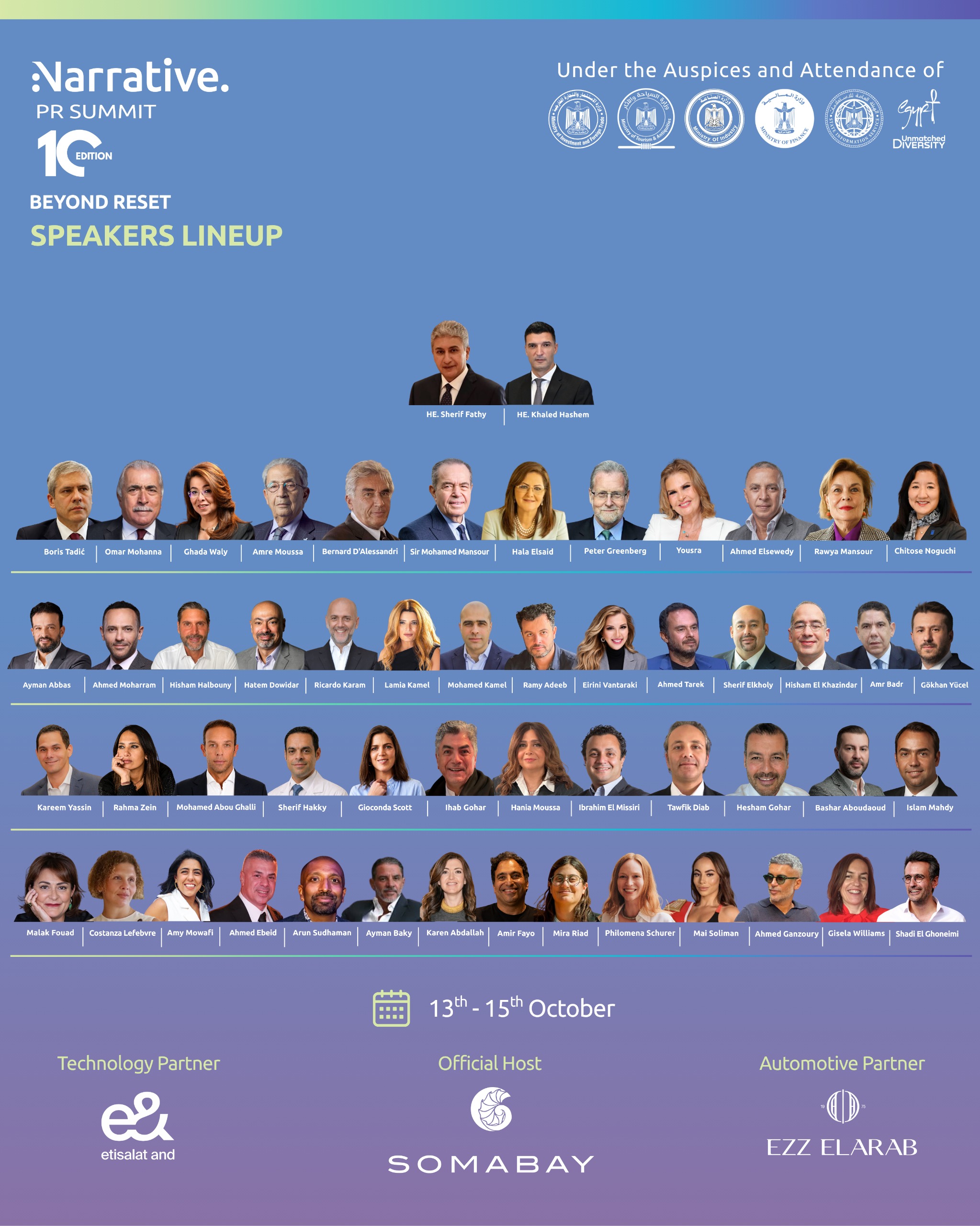 Speaker lineup for the 2026 Narrative PR Summit